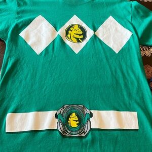 Green Might Morphin Power Ranger Medium Shirt